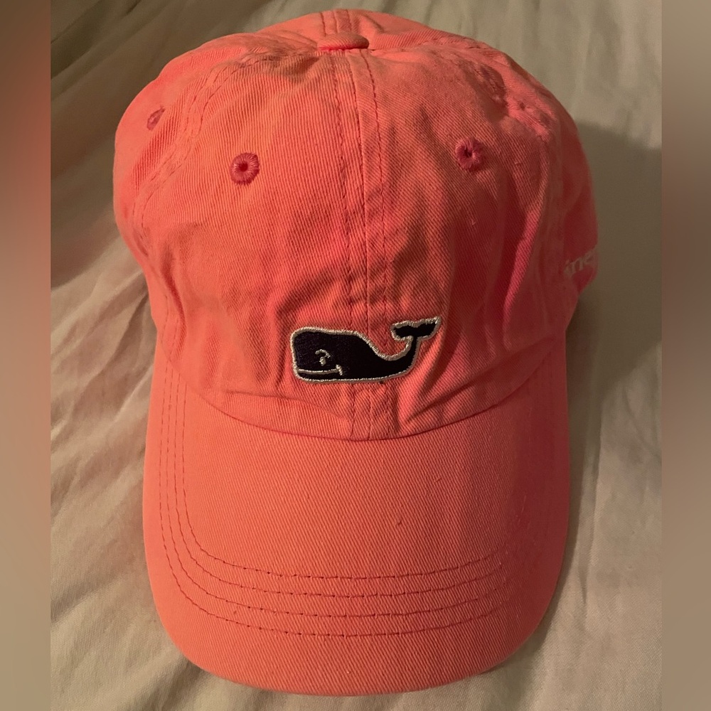 Vineyard Vines Pink Classic Whale Baseball Cap